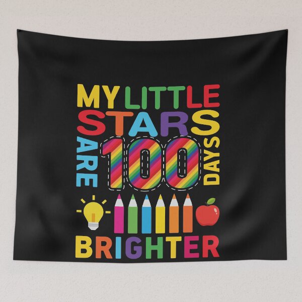 Item preview, Funny 100 Days Of School Quote My Little Stars are 100 Days Brighter designed and sold by Theparticular.