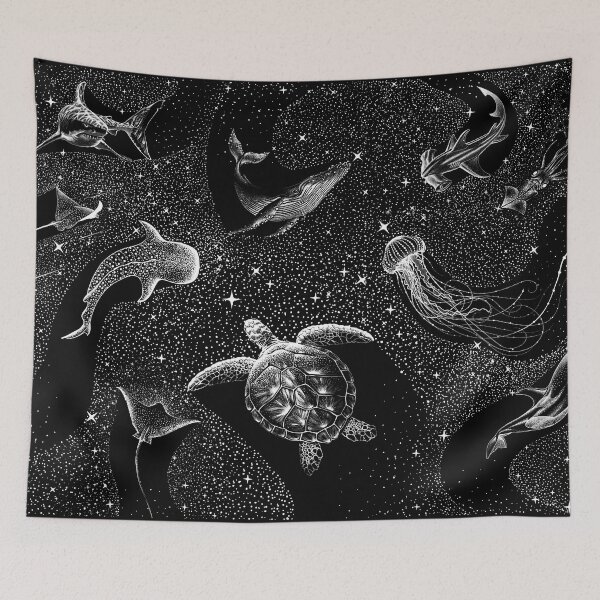 Item preview, Cosmic Ocean (Black Version) designed and sold by AlirizaCAKIR.
