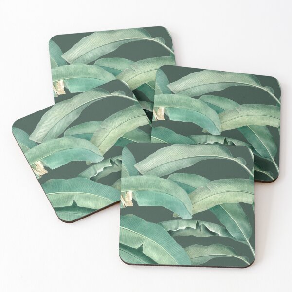 Item preview, Dark Green Banana Leaves designed and sold by huntleigh.