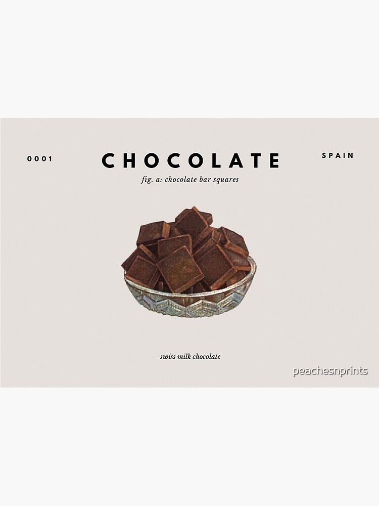 "Vintage Chocolate Bar Poster" Poster for Sale by peachesnprints