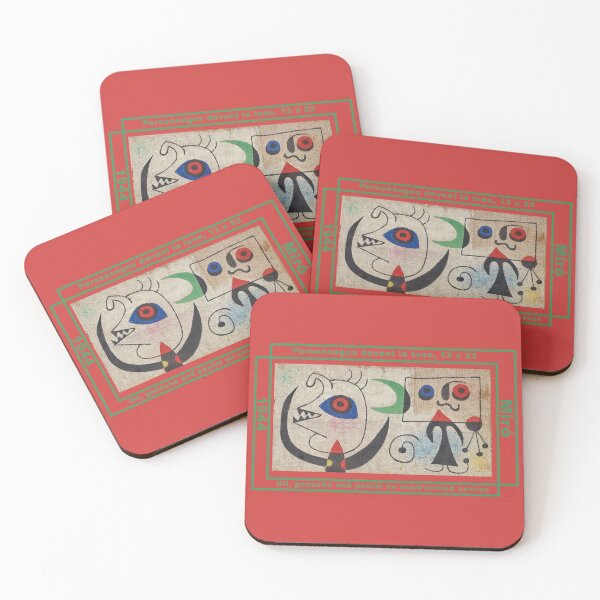 Item preview, Joan Miró ~ Personnages devant la lune designed and sold by DoT-spoT.