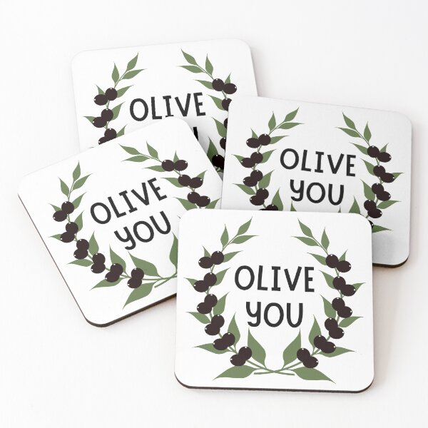Item preview, Olive You Valentine's Pun designed and sold by Pun Intended.