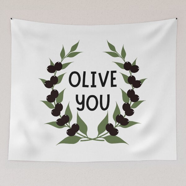 Item preview, Olive You Valentine's Pun designed and sold by Pun Intended.