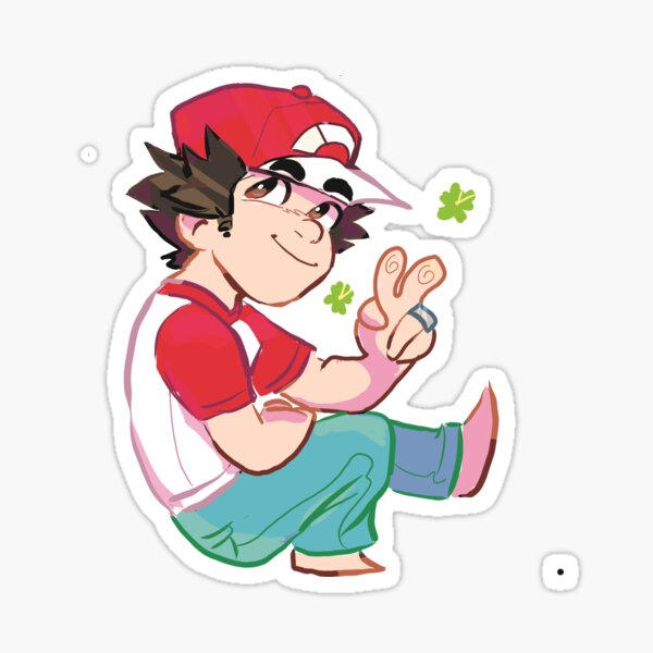 2.5 Pokémon Trainer Red Sticker