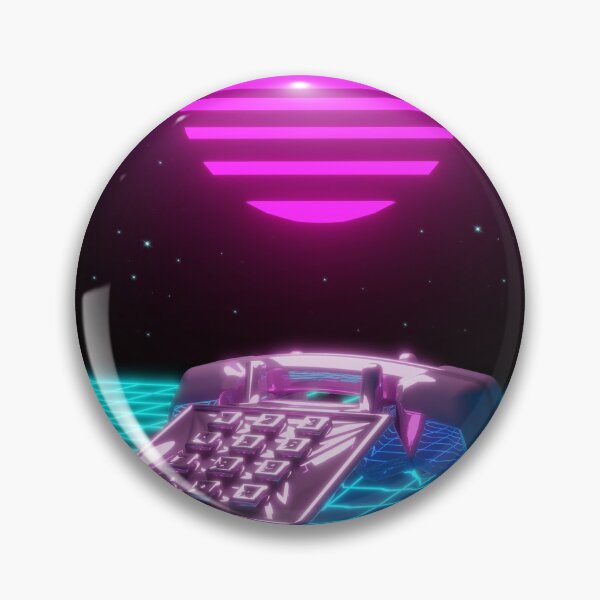 Item preview, 80s Telephone Retrowave Art designed and sold by Retroperks.