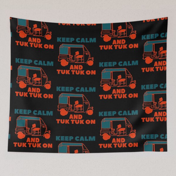 Item preview, keep calm and tuk tuk on, funny tuk tuk designed and sold by NobelFashion.