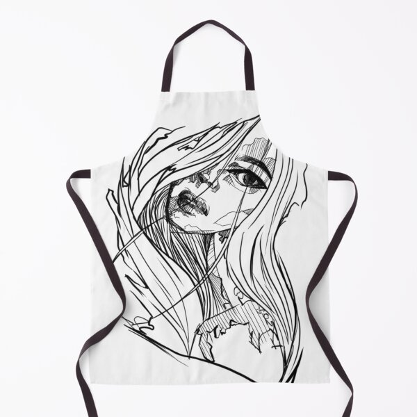 Item preview, Elf woman portrait tattoo designed and sold by Mothartink.