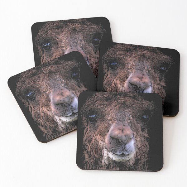 Item preview, Cute Dark LLama designed and sold by Alpacatata.