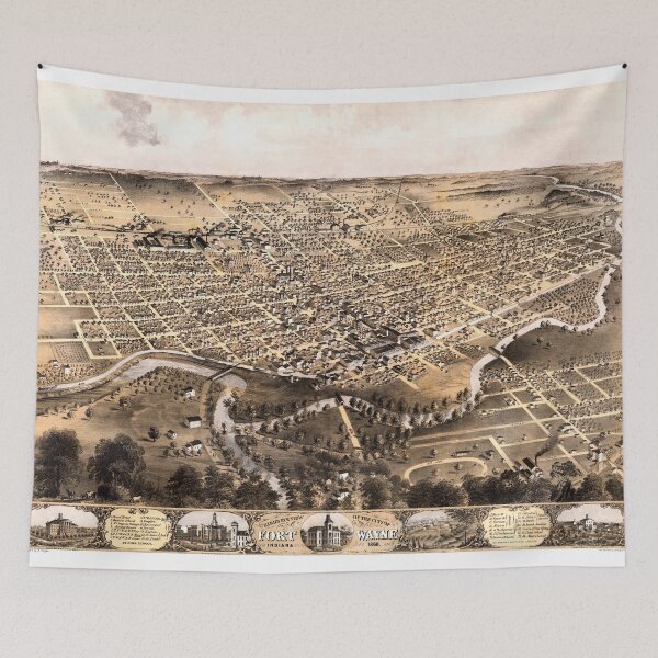 Item preview, Fort Wayne - Indiana - 1868 designed and sold by paulrommer.