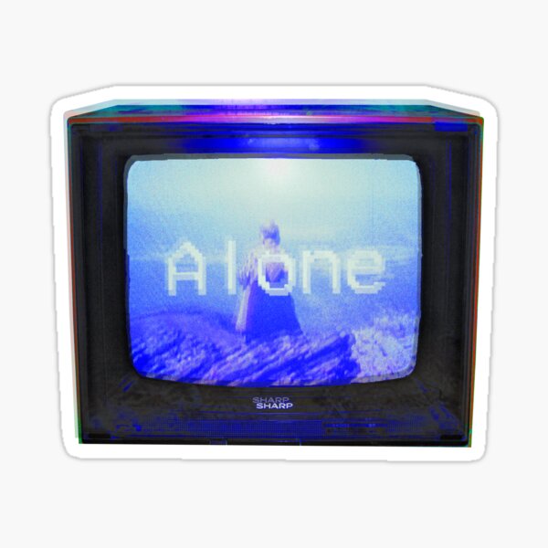 Alone Sticker