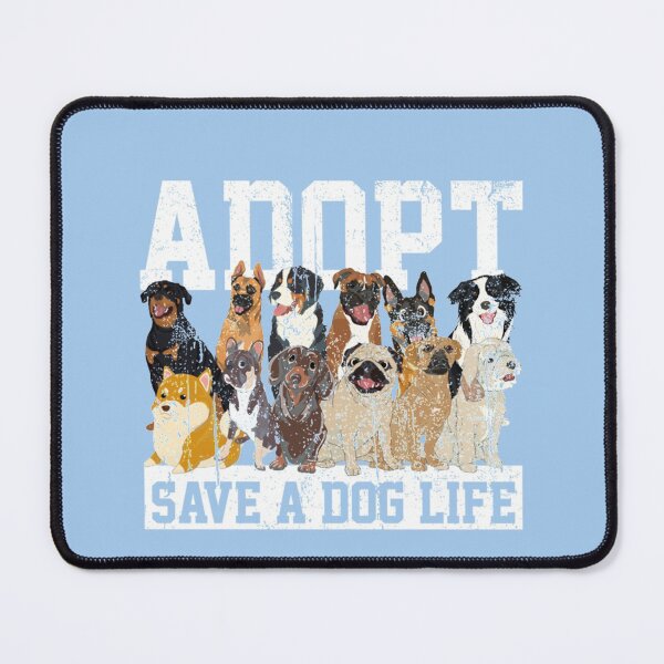 Item preview, Adopt Save A Dog Life Animal Adoption Dog Owner Adopt A Dog Pullover Hoodie designed and sold by LynnetteKabelma.