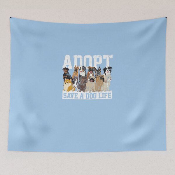 Item preview, Adopt Save A Dog Life Animal Adoption Dog Owner Adopt A Dog Pullover Hoodie designed and sold by LynnetteKabelma.