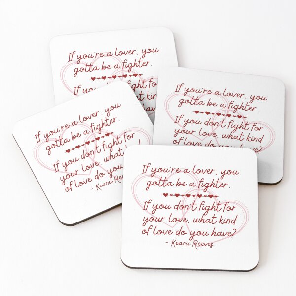 Item preview, If You're a Lover - Keanu Reeves Quote designed and sold by DaniGirls.