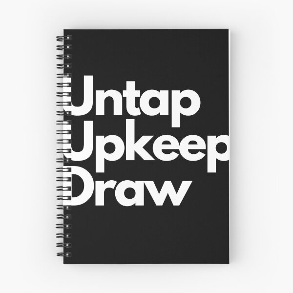 Item preview, MTG Essential - Untap, Upkeep, Draw in white designed and sold by PODTycoon.