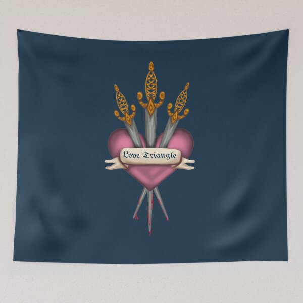 Item preview, Love Triangle designed and sold by 3rdPlaceLibrary.