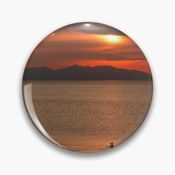 Artikelvorschau, Sonnenuntergang - Isle of Arran von Ayr entworfen und verkauft von derekbeattie.