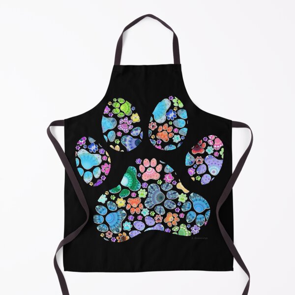Item preview, Colorful Fun Dog Paw Mosaic Art Paw Perfect designed and sold by Sharon Cummings Art.
