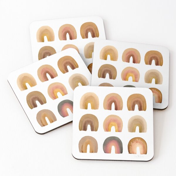 Item preview, Brown rainbows designed and sold by Rachel Dash-Williams Creative.
