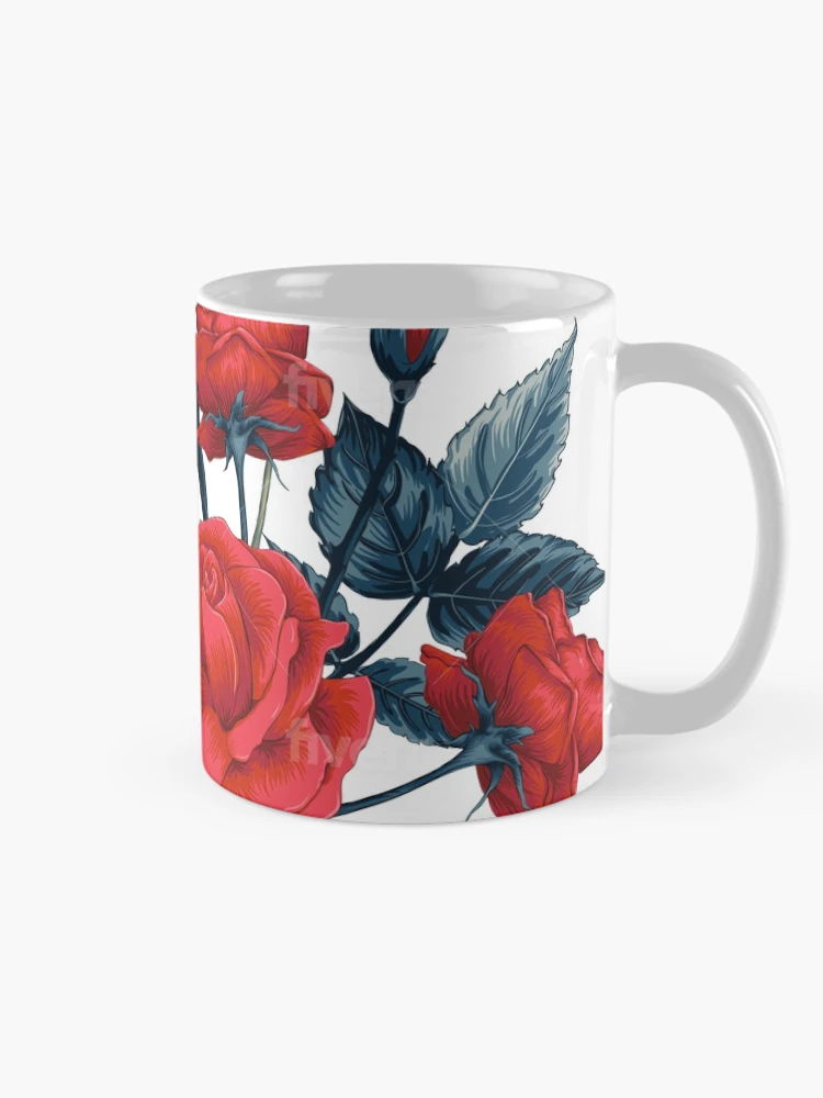 Thumbnail 3 of 6, Coffee Mug, Flower designed and sold by RssWebShop.