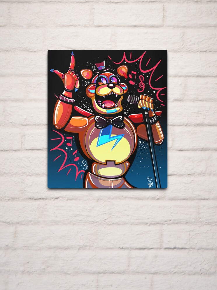 Glamrock Freddy (Security Breach) Fnaf Poster/ Art Print