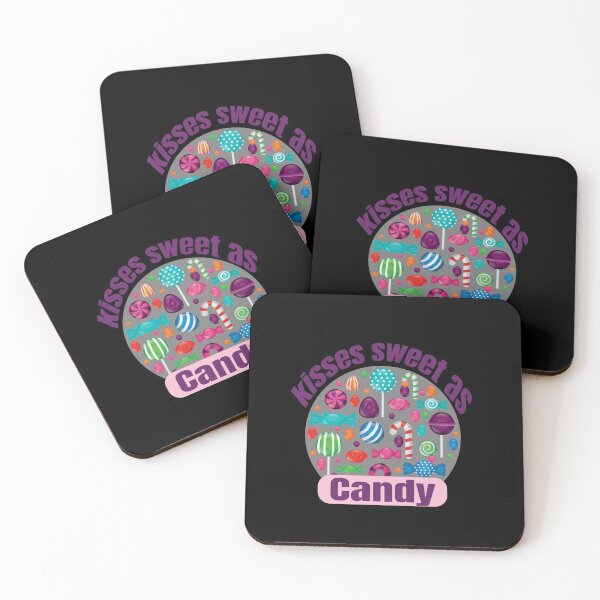 Item preview, Funny kisses sweet as candy  For valentine's Day designed and sold by OMCreative.