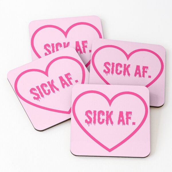 Item preview, SICK AF. Sickly sweet love heart  designed and sold by SunnyAlloy.