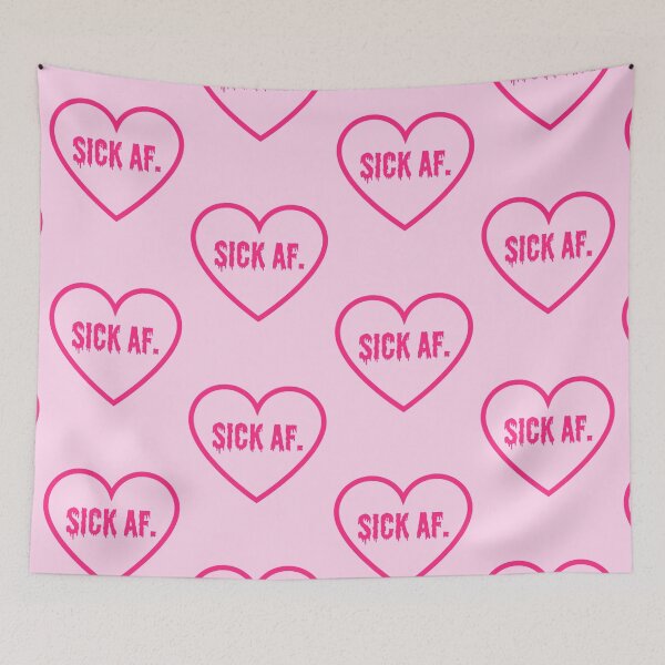 Item preview, SICK AF. Sickly sweet love heart  designed and sold by SunnyAlloy.