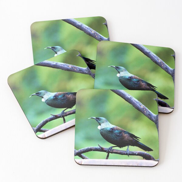 Item preview, New Zealand Tui on branch  designed and sold by Louisa Sahin.