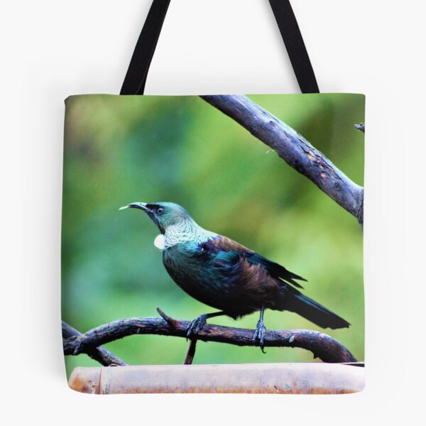 Item preview, New Zealand Tui on branch  designed and sold by Louisa Sahin.