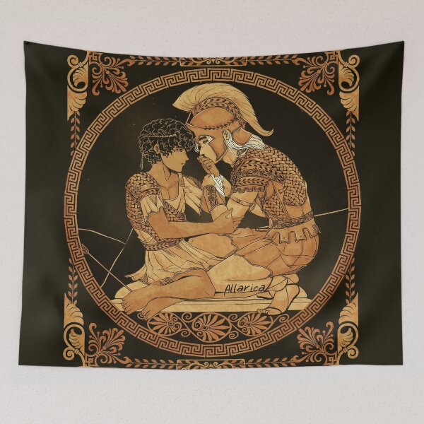 Item preview, Achilles Bandaging Patroclus designed and sold by allarica.