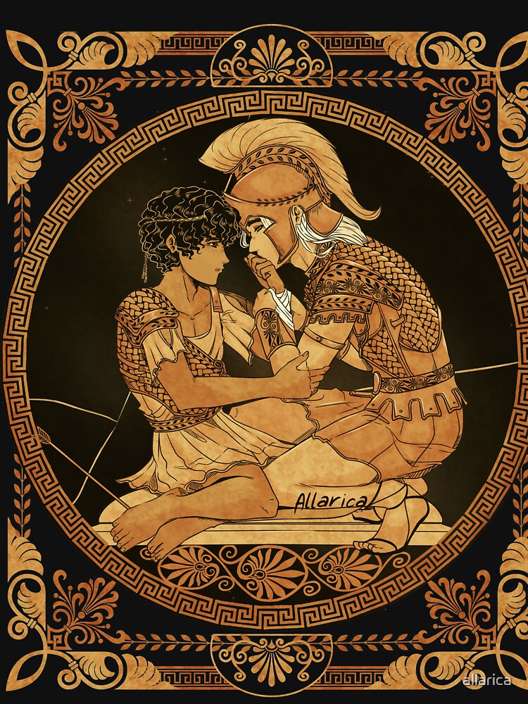 Achilles Bandaging Patroclus T Shirt For Sale By Allarica Redbubble Patrochilles T Shirts