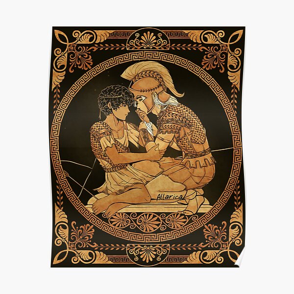 "Achilles Bandaging Patroclus" Poster For Sale By Allarica | Redbubble