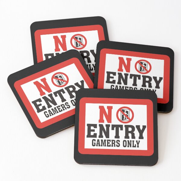 Item preview, No Entry Gamers Only designed and sold by ddawgdesigns.