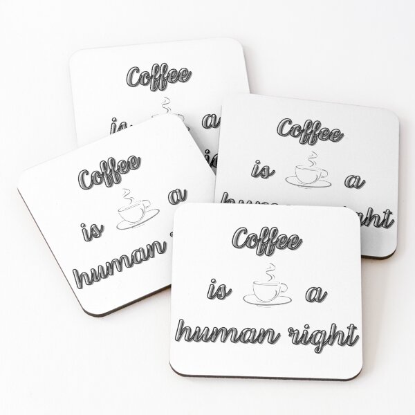 Item preview, Coffee is a human right designed and sold by IvekDesigns.