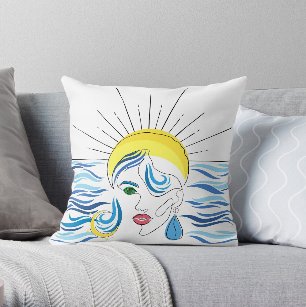 Item preview, Throw Pillow designed and sold by HaPi88.