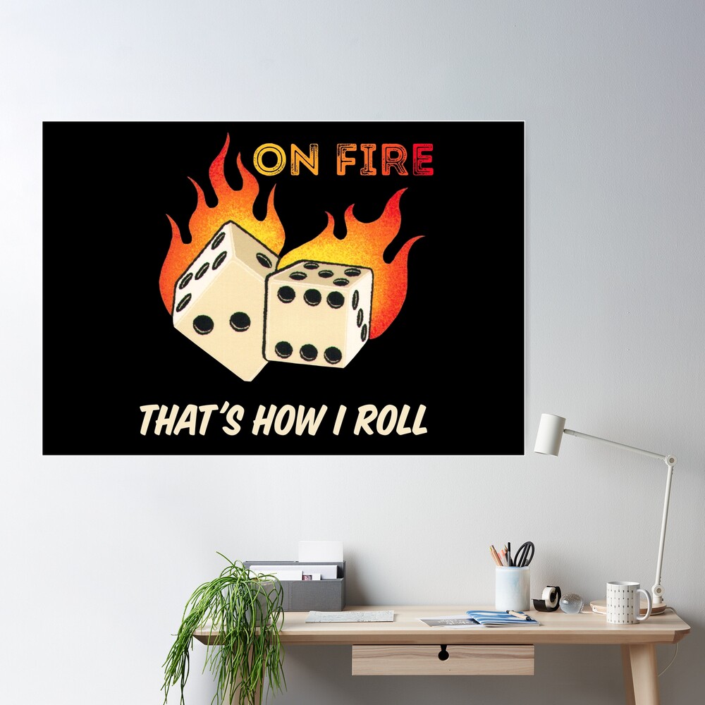 Buy Flaming Dice Iron on Embroidery Patch Mtcoffinz Choose Size Online in  India - Etsy