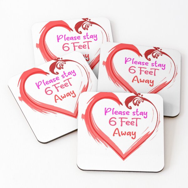 Item preview, Valentine's Day 2022 Please Stay 6 Feet Away Funny social distance Valentine Women's Valentine designed and sold by Havic  Tees.