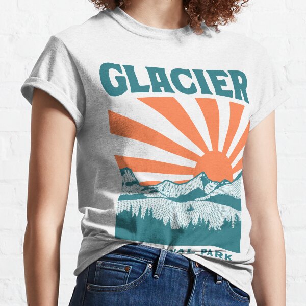 Glacier National Park Tee - Montana - Unisex Graphic T-Shirt