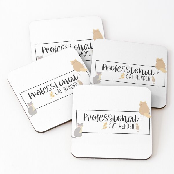 Item preview, Professional Cat Herder Quotes - Funny designed and sold by EightyCorners.