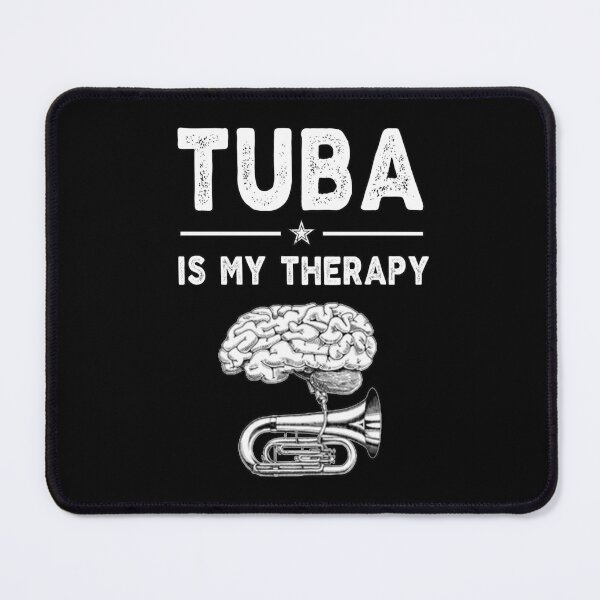 Item preview, Tuba player  Birthday Gifts for Men and Women Tuba is my Therapy Funny Musician  Band Gift  Funny Rude Offensive saying, designed and sold by joygift369.