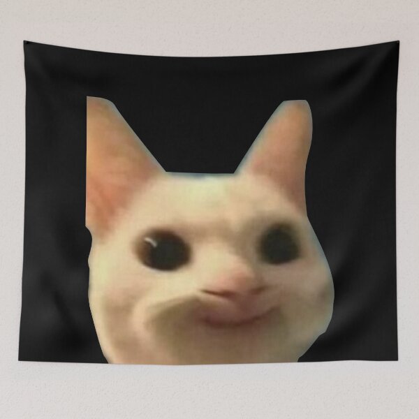 Item preview, Smiling cat meme designed and sold by los-memes.