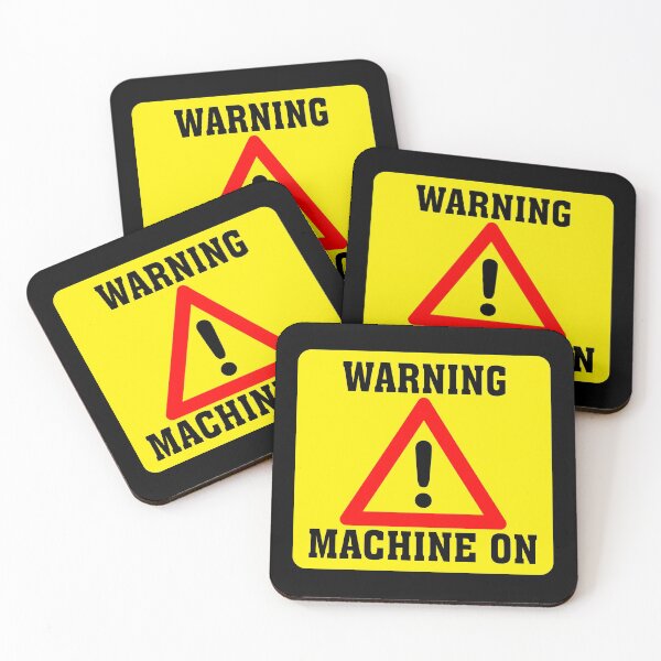 Item preview, Warning Machine On designed and sold by ddawgdesigns.