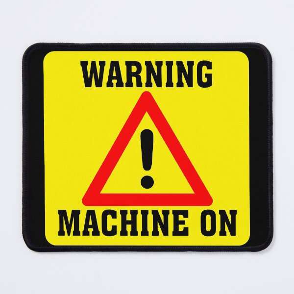 Item preview, Warning Machine On designed and sold by ddawgdesigns.