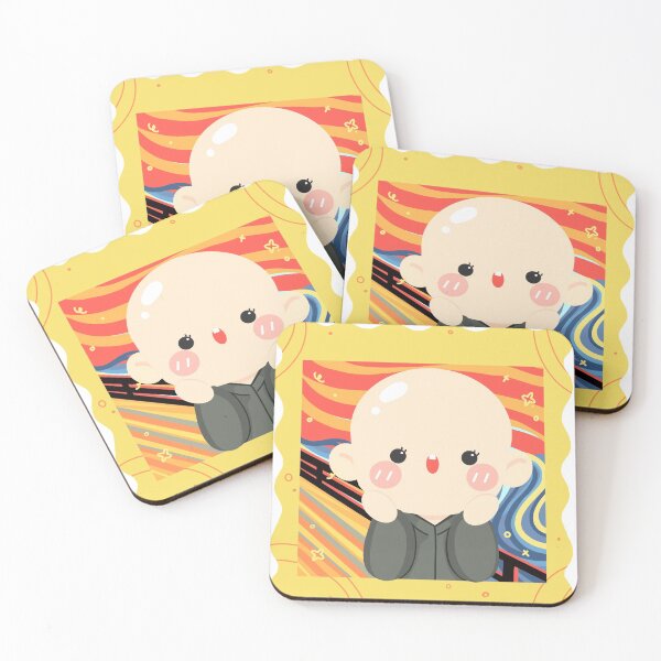 Item preview, The scream, cute version designed and sold by dorisnoemi.