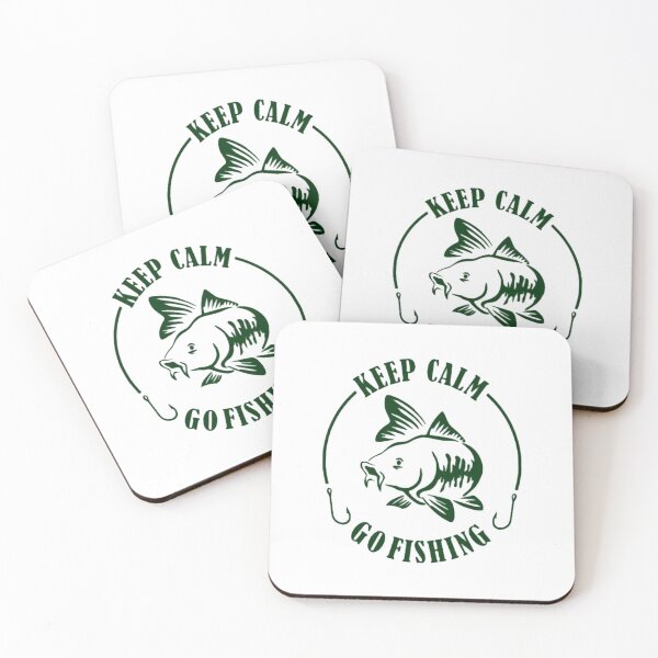 Item preview, keep calm and go carp fishing designed and sold by Adam ★★★★★.