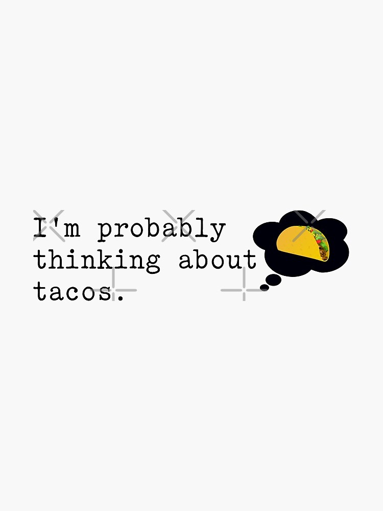 Thumbnail 3 of 3, Sticker, Taco designed and sold by johannabaker.