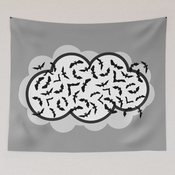 Item preview, Cloud of bats designed and sold by PrintCutScore.