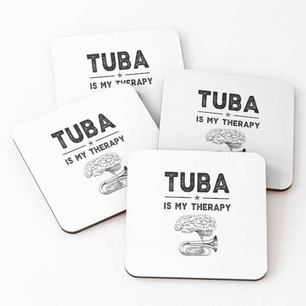 Item preview, Tuba player  Birthday Gifts for Men and Women Tuba is my Therapy Funny Musician  Band Gift  Funny Rude Offensive saying, designed and sold by joygift369.