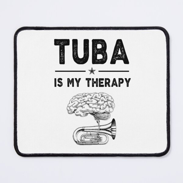 Item preview, Tuba player Birthday Gifts for Men and Women Tuba is my Therapy Funny Musician Band Gift Funny Rude Offensive saying, designed and sold by joygift369.