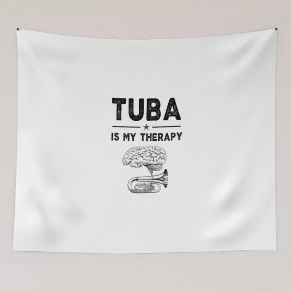 Item preview, Tuba player  Birthday Gifts for Men and Women Tuba is my Therapy Funny Musician  Band Gift  Funny Rude Offensive saying, designed and sold by joygift369.